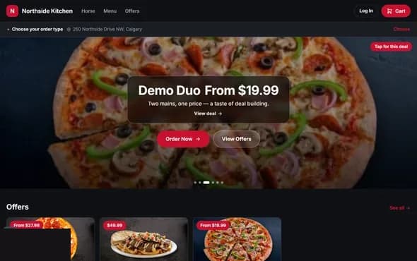 The live demo storefront — restyle it yourself