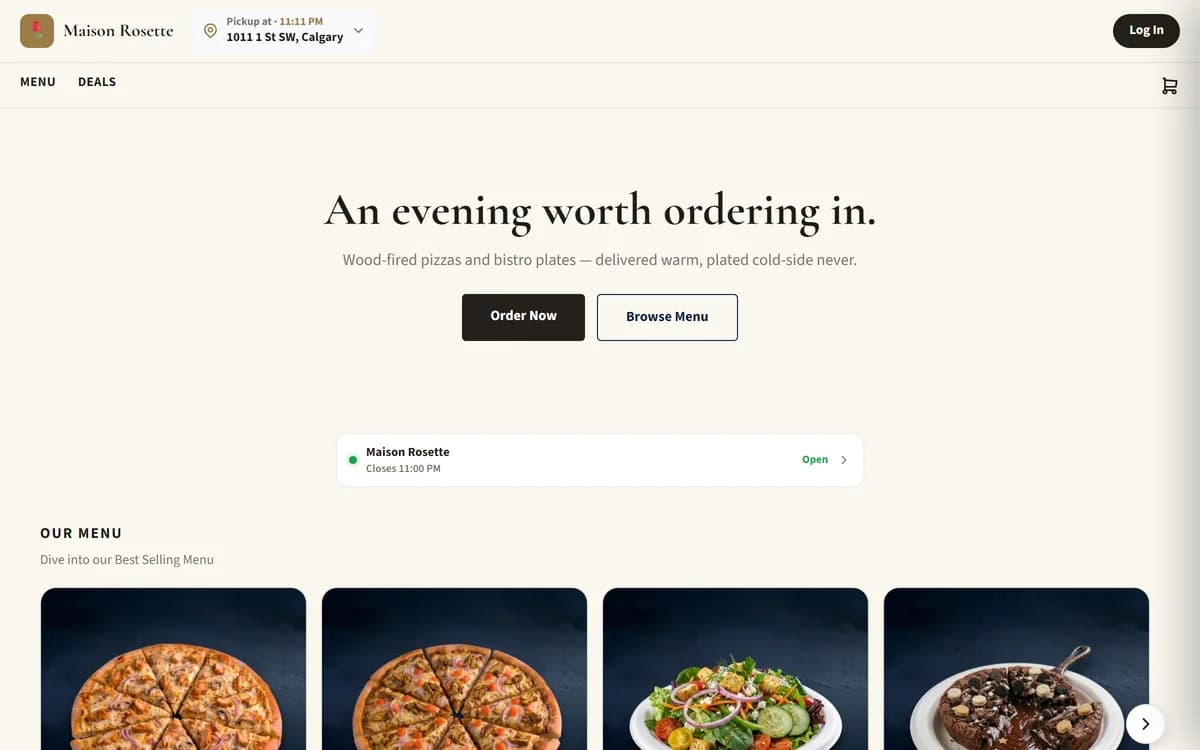 Maison — a premium storefront design