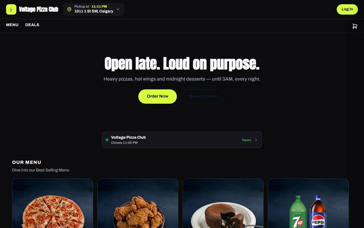 Voltage — a premium storefront design