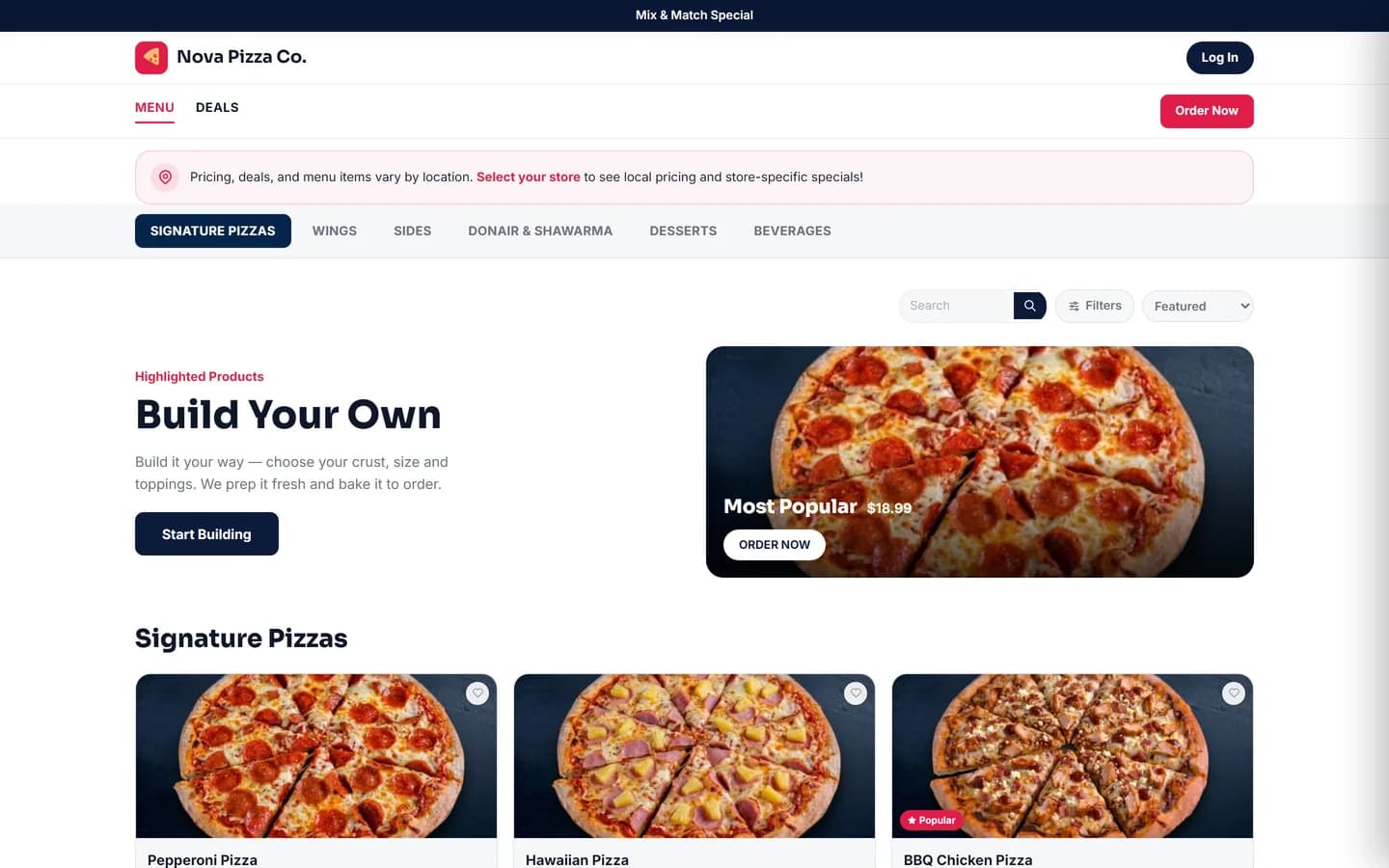 Nova — a premium storefront design